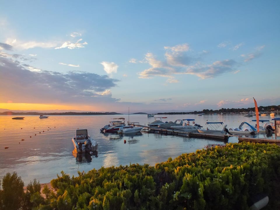 Natural landscape, Sea view, Sunset