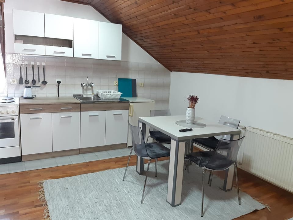 Kitchen or kitchenette, Dining area