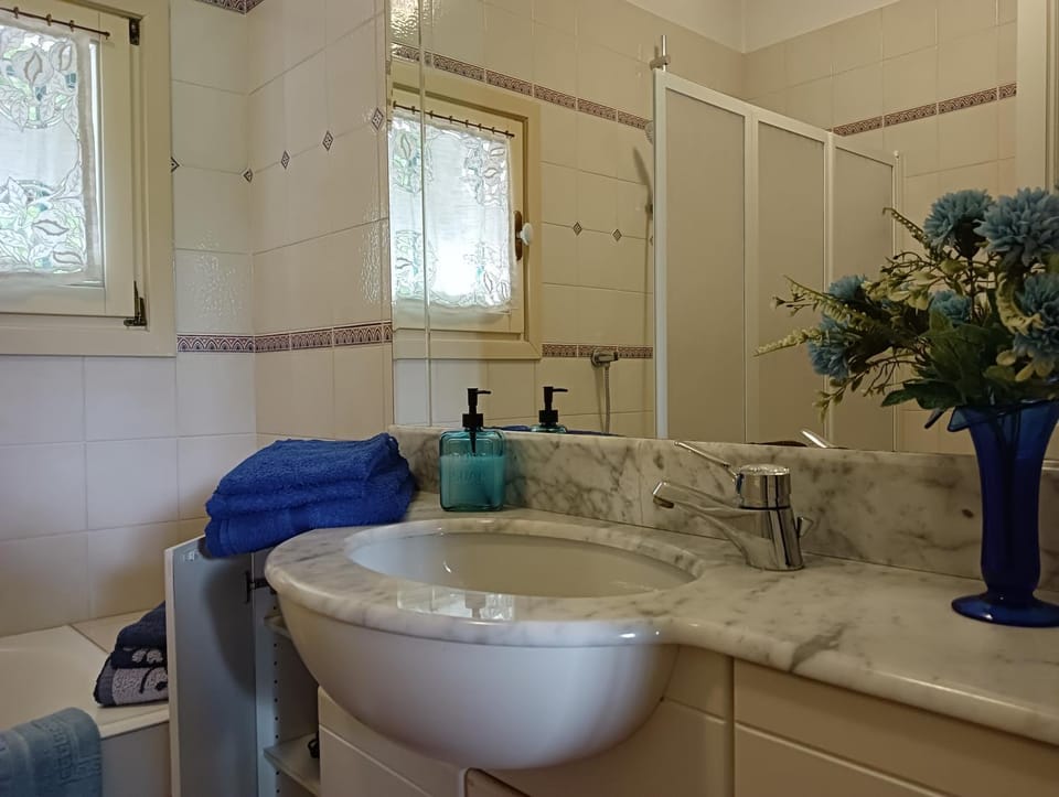 Shower, Bathroom, bidet, towels