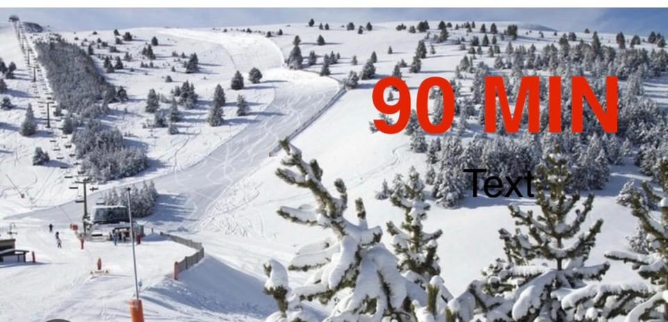 Natural landscape, Winter, Skiing