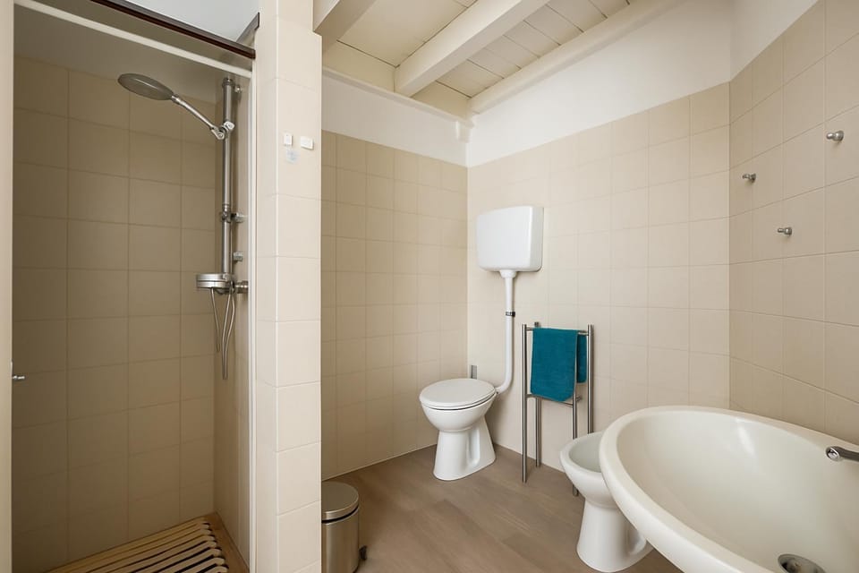 Shower, Toilet, Bathroom, towels