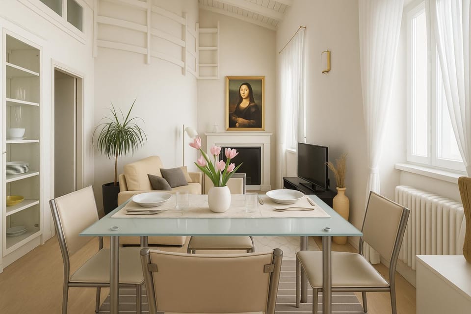 Living room, Seating area, Dining area