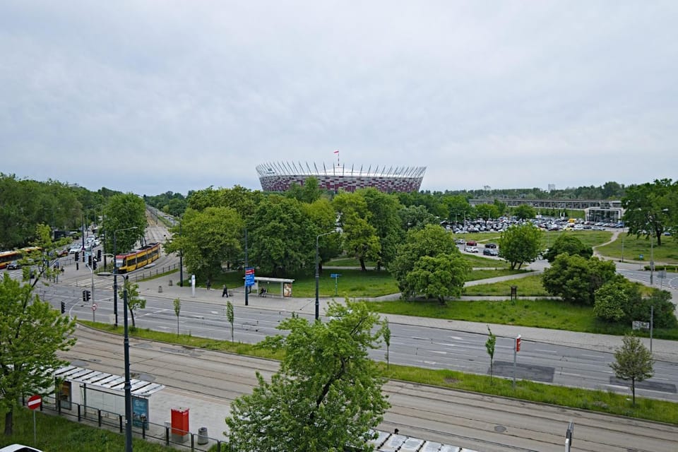 Nearby landmark, City view, Street view