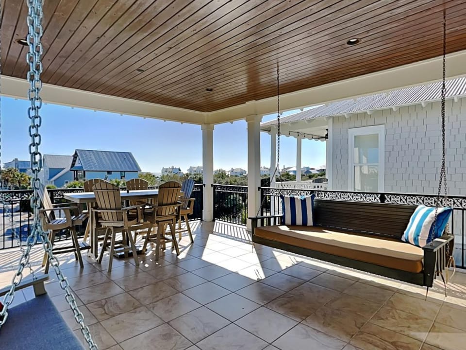 Patio, Seating area, Sea view