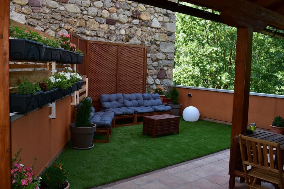 Property building, Patio, Garden view
