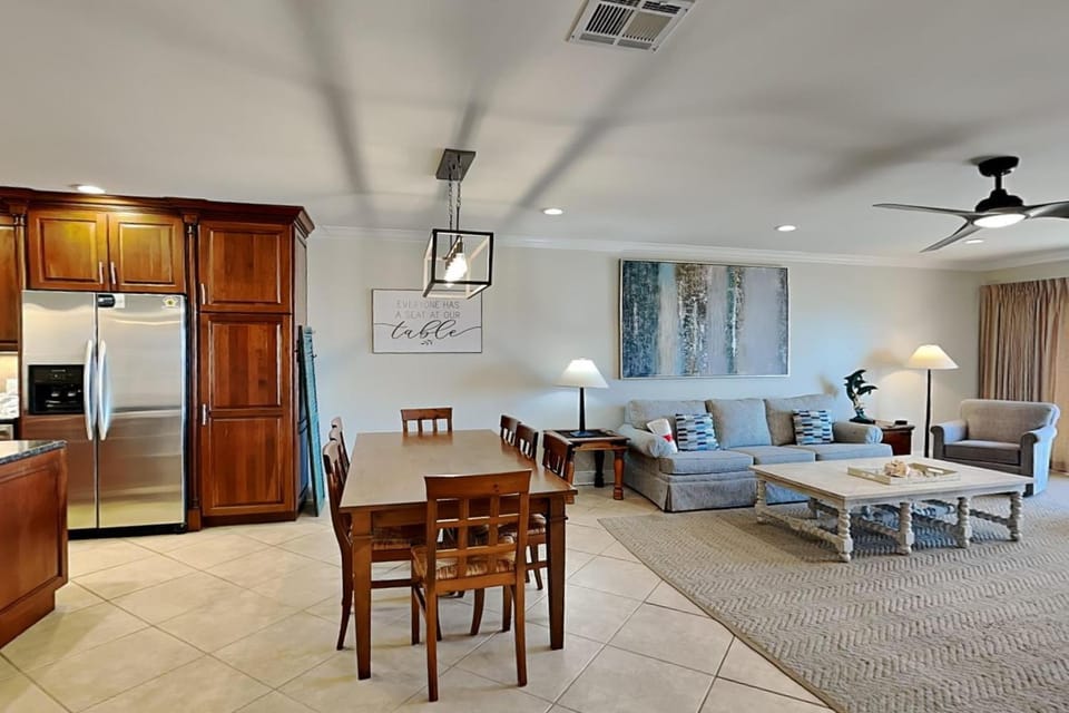 Kitchen or kitchenette, Living room, Dining area, furniture, air conditioner