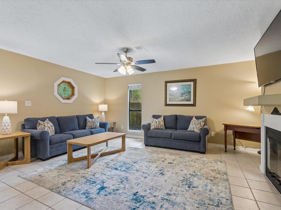 Living room, Seating area, fireplace, furniture