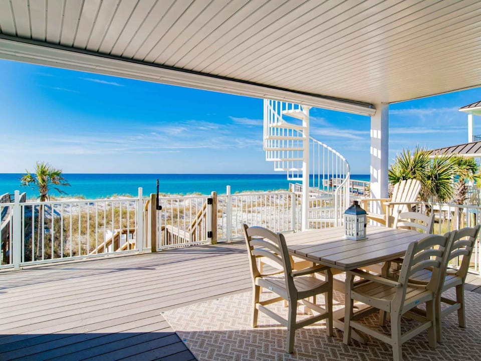 Balcony/Terrace, Seating area, Beach, Sea view