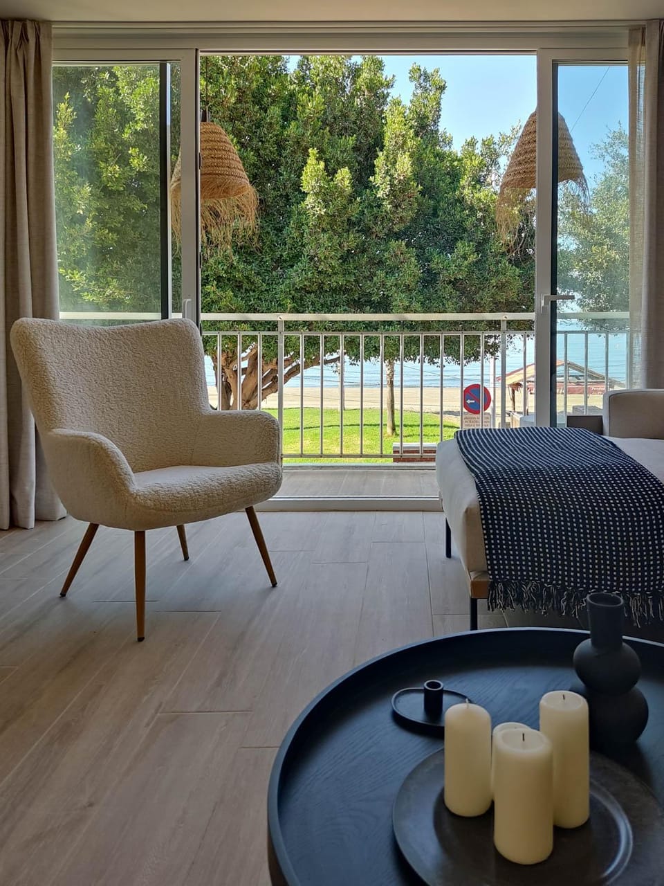 Balcony/Terrace, Living room, Sea view
