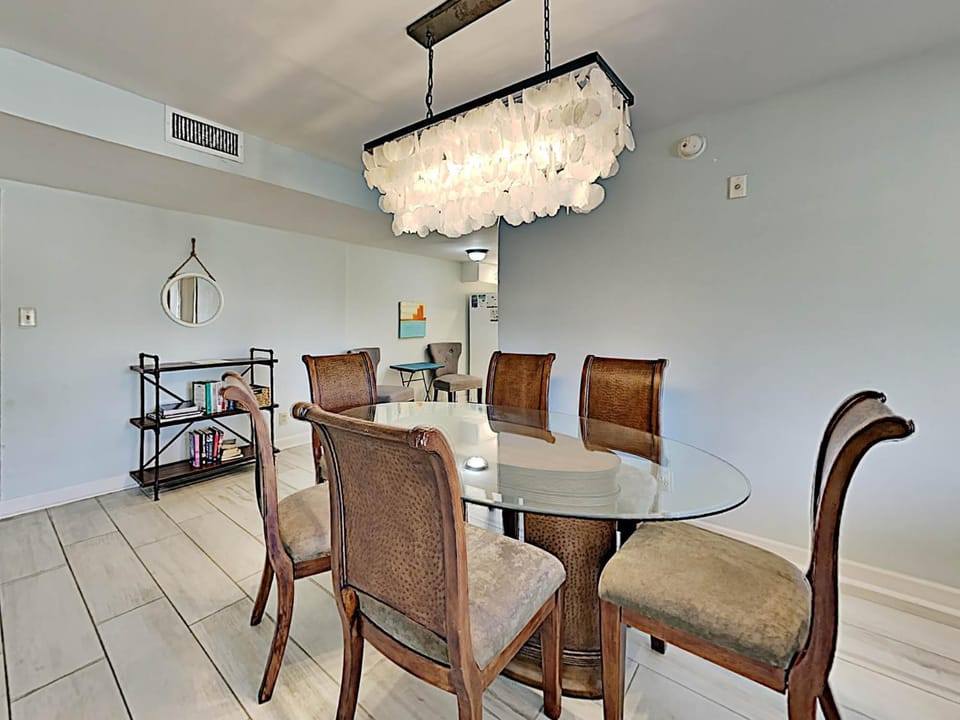 Dining area, furniture, air conditioner
