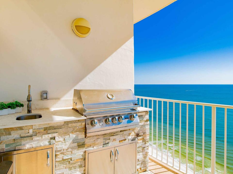 BBQ facilities, Balcony/Terrace, Sea view