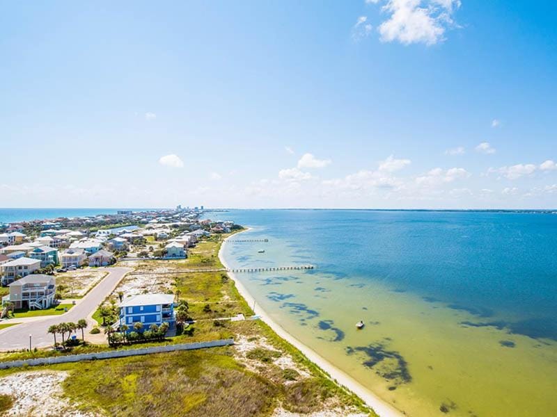 Property building, Neighbourhood, Bird's eye view, Beach, Sea view