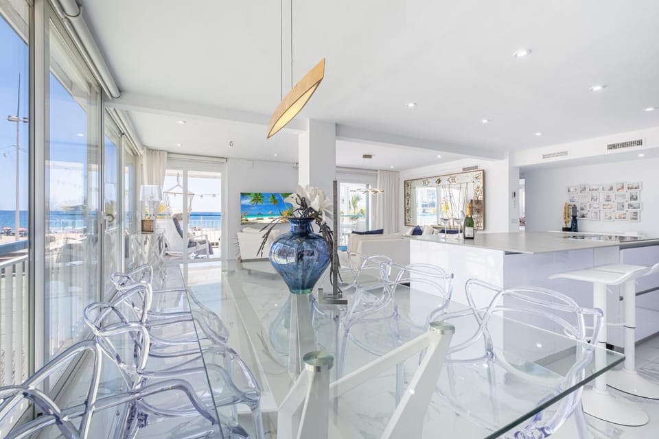 TV and multimedia, Balcony/Terrace, Living room, Dining area, Sea view, kitchen