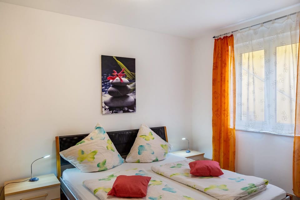 Property building, Living room, Bedroom