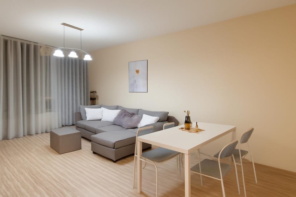 Living room, Seating area, Dining area