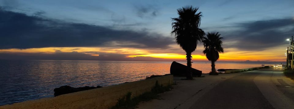 Natural landscape, Sea view, Sunrise, Sunset