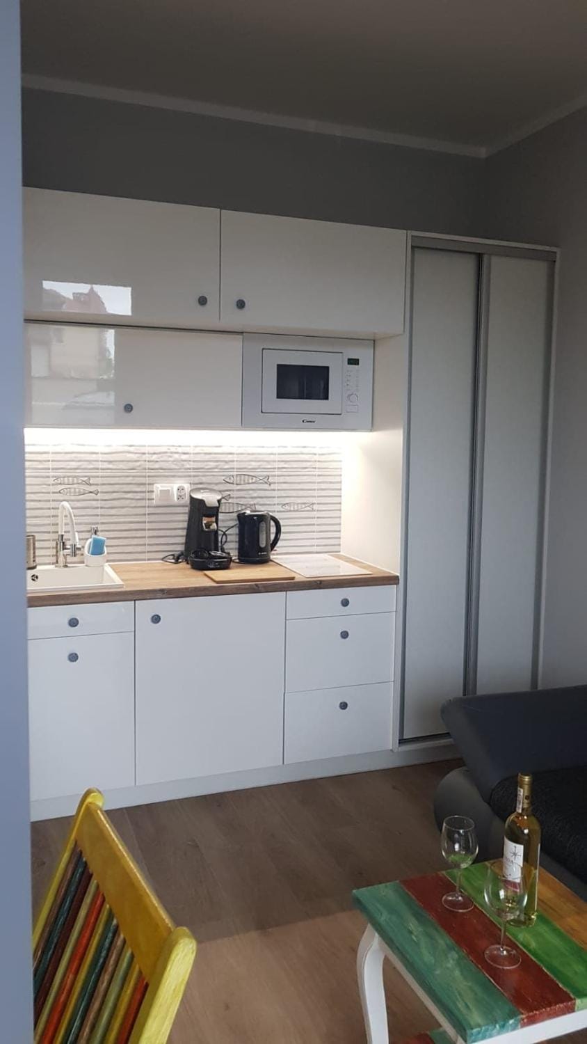 Uroczy Apartament Happy 01 z widokowym tarasen na dachu - tuż przy plaży !!! Apartment in West Pomeranian Voivodeship, Poland