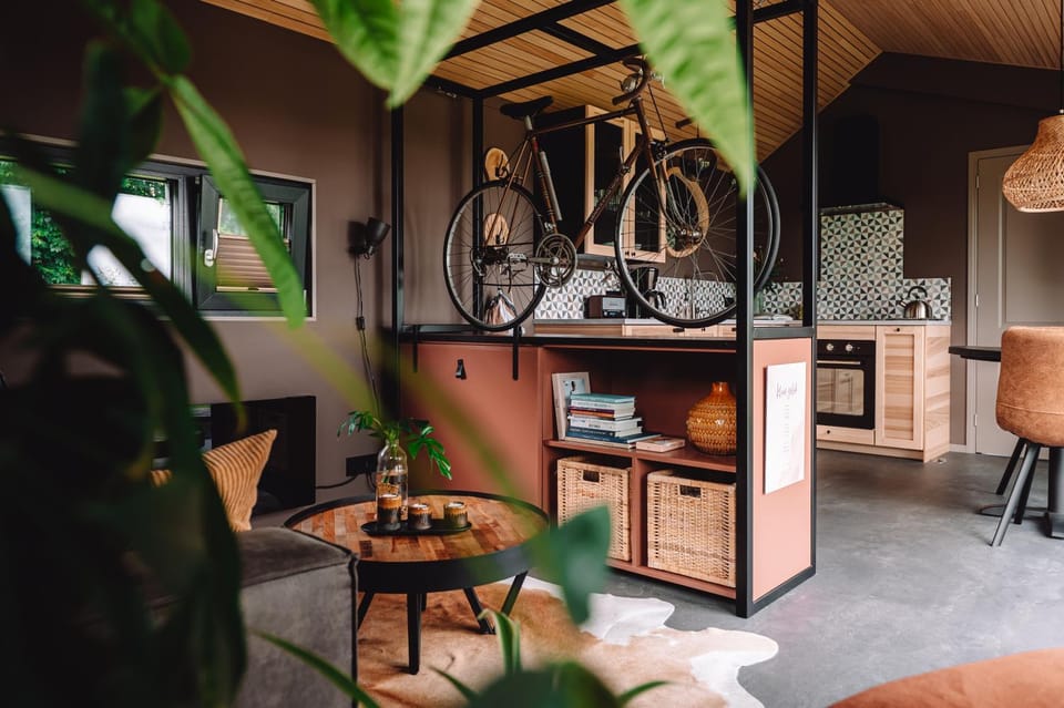 Kitchen or kitchenette, Living room, Dining area