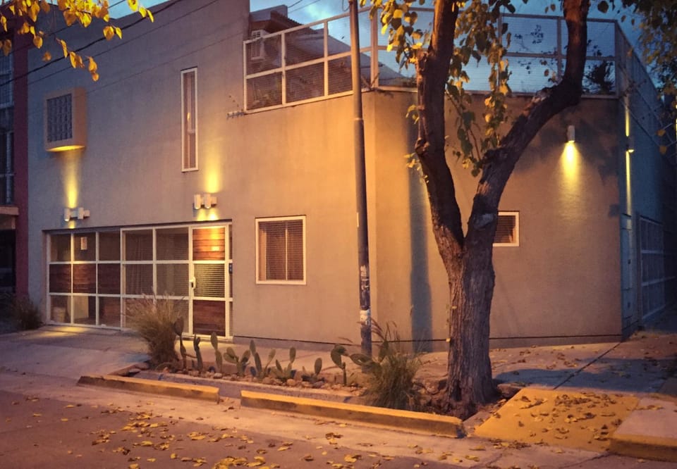 Facade/entrance, Off site, Autumn, Sunset