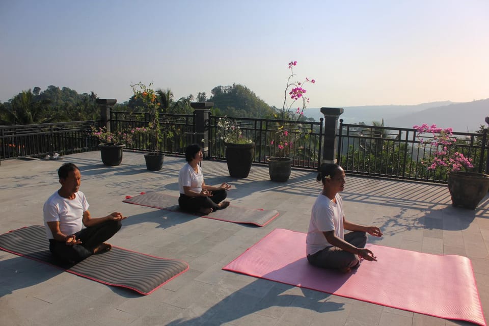 Spring, Day, Natural landscape, Activities, Garden, View (from property/room), Balcony/Terrace, Spa and wellness centre/facilities, Garden view, Sea view, Sunrise