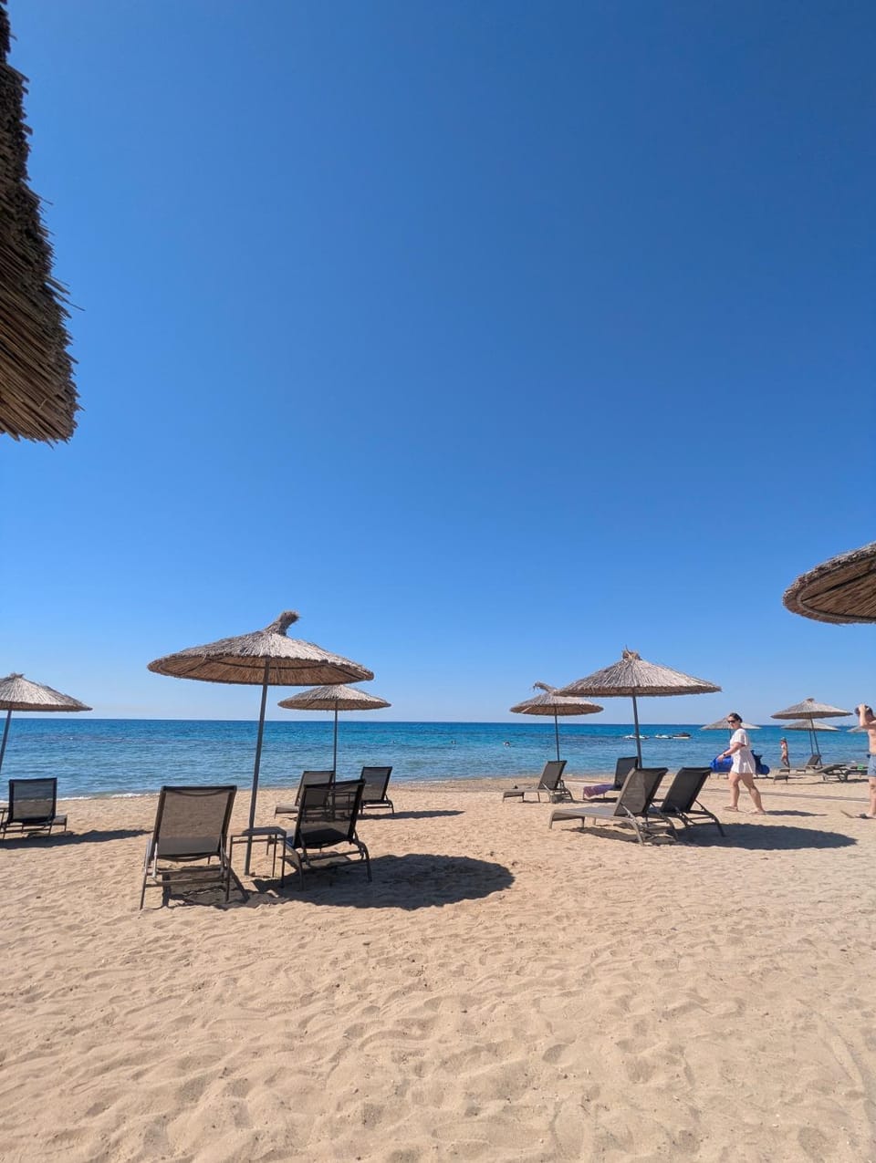 Day, Natural landscape, Beach, Sea view, sunbed