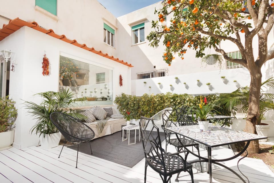 Property building, Garden, Garden view