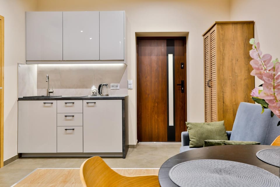 Kitchen or kitchenette, Living room, Seating area, wardrobe