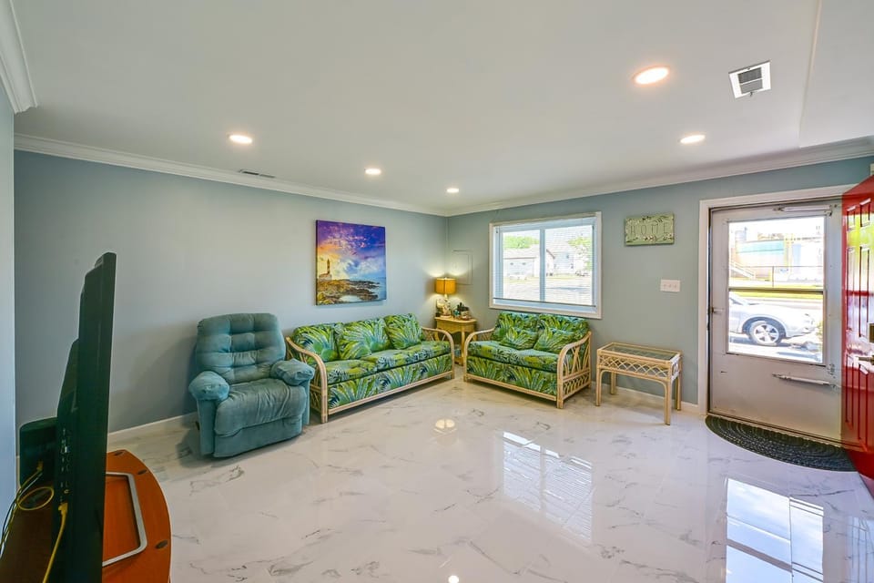 Deck w/ Canal Access: Ocean City Townhome House in Ocean City
