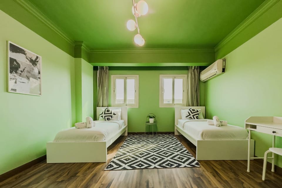 Distinct & Decent 2 BDR Apt Steps From Nightlife and Airport Apartment in Cairo Governorate