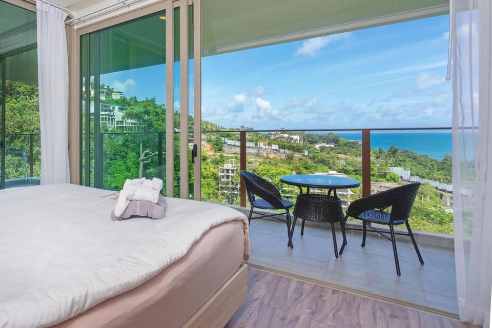 Day, View (from property/room), Balcony/Terrace, Seating area, Sea view