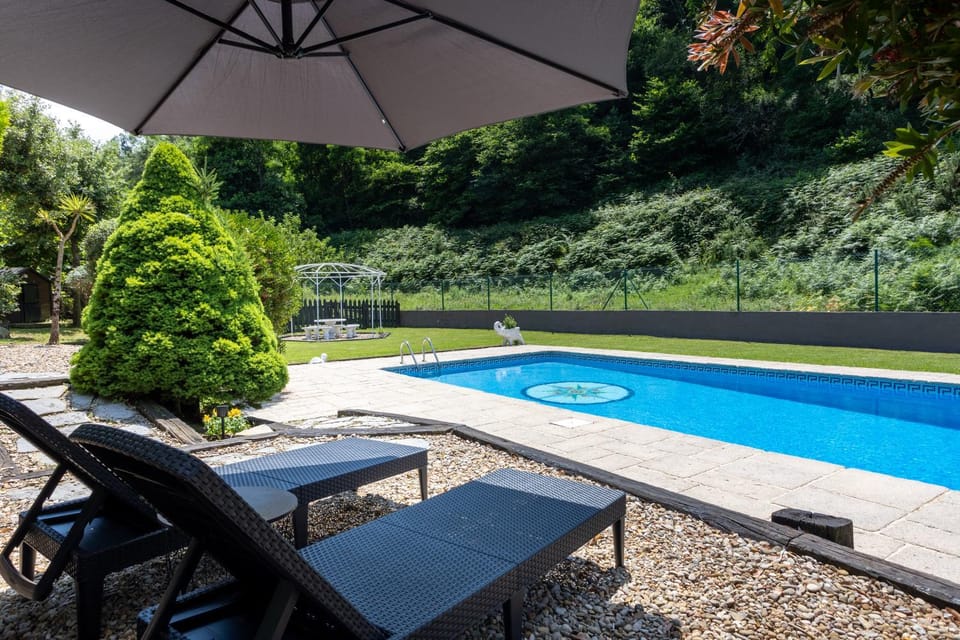 Garden, Swimming pool, sunbed