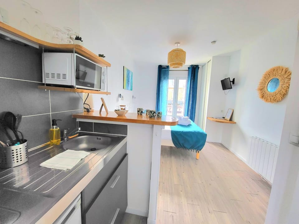 Coffee/tea facilities, Kitchen or kitchenette, minibar, stove, kitchen