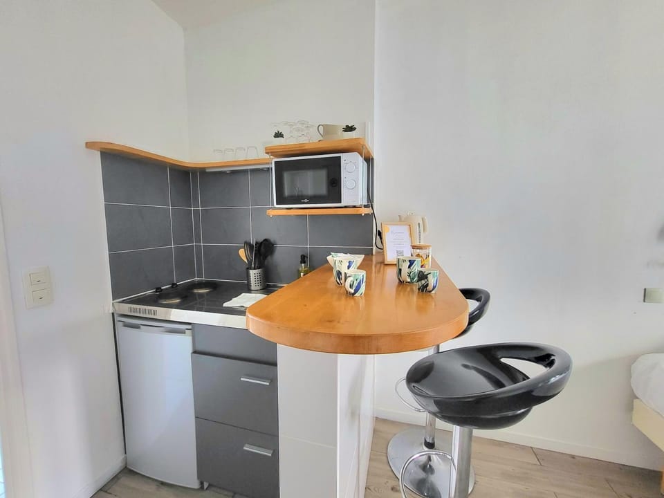 Coffee/tea facilities, Kitchen or kitchenette, minibar, stove
