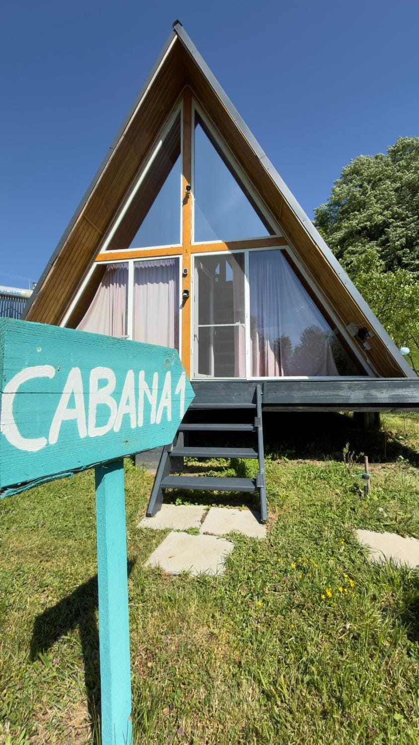 Cabane A-Frame Svinița House in Serbia