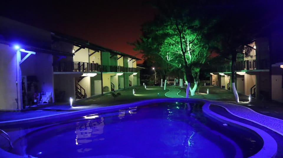 Night, Swimming pool