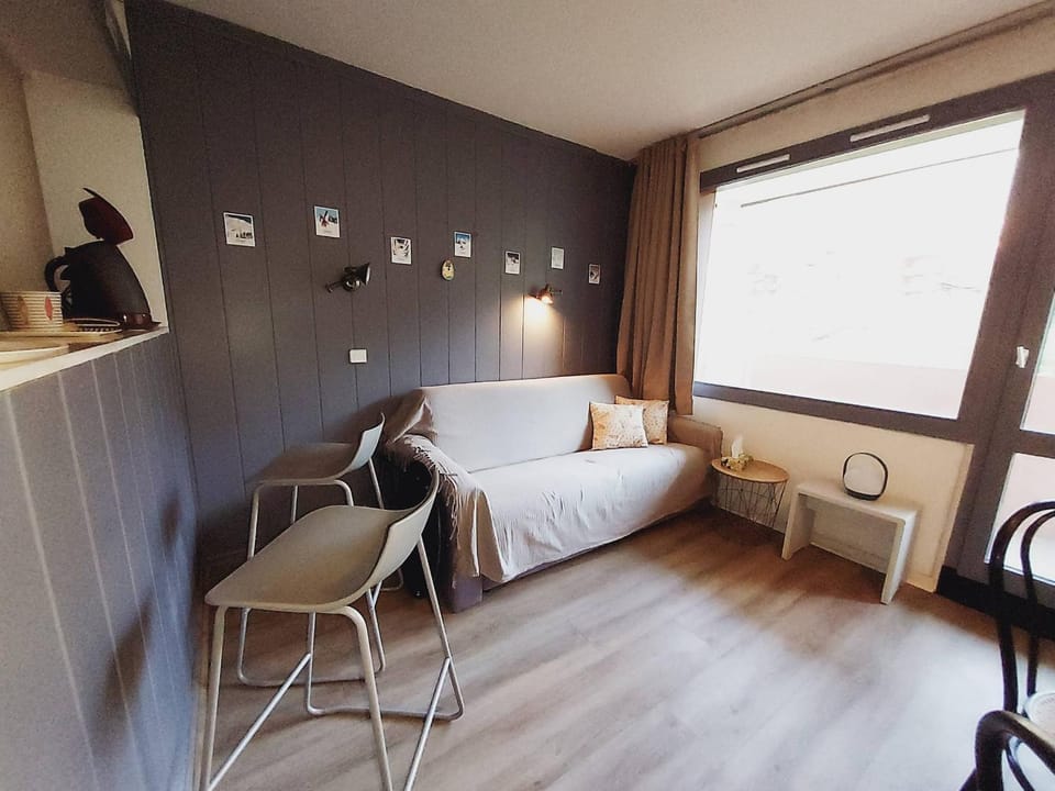 Appartement ensoleillé près des pistes pour 4 à Valmorel Apartment in Les Avanchers-Valmorel