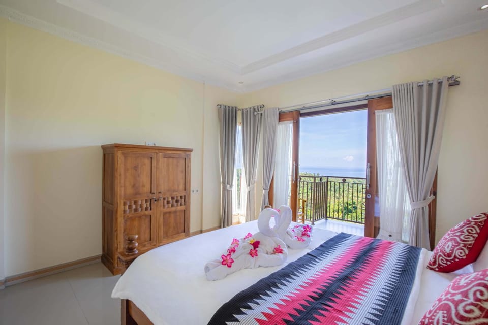 Bed, Natural landscape, Photo of the whole room, Bedroom, towels, wardrobe