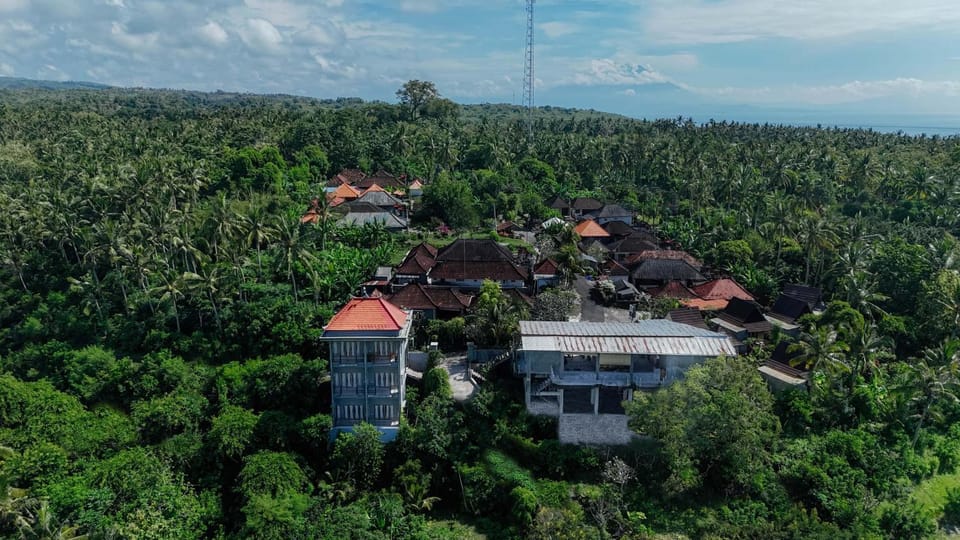 Property building, Natural landscape, Bird's eye view, Mountain view