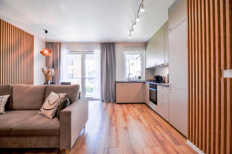 Living room, kitchen