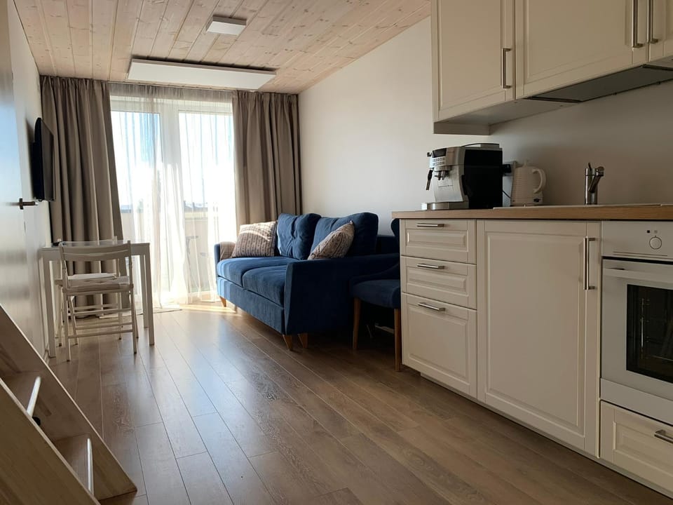 Kitchen or kitchenette, Living room