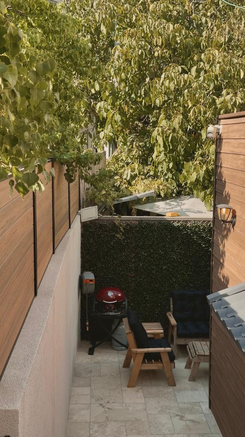 Patio, Spring, Day, Garden, View (from property/room), Balcony/Terrace, Garden view, sunbed