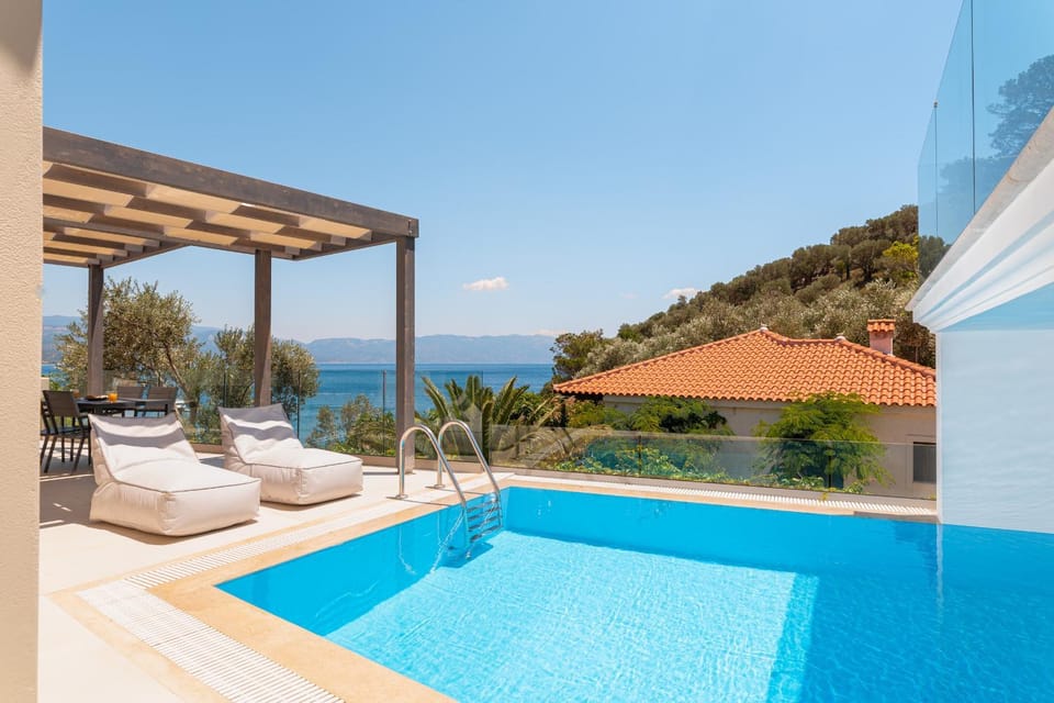 Limnionas panoramic houses House in Samos, Greece