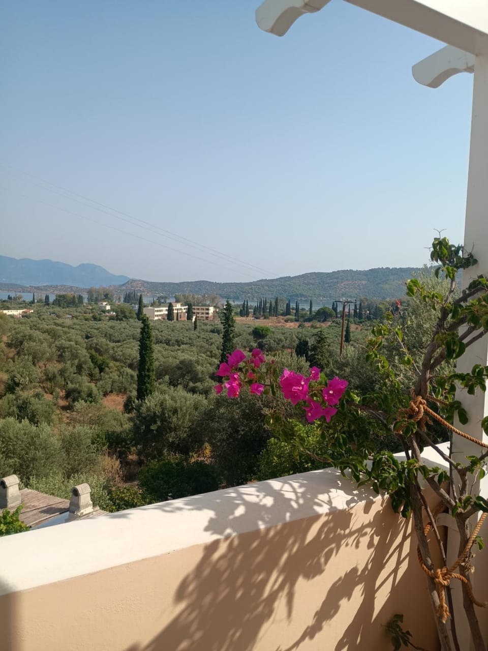 Trizinia view balcony Apartment in Islands