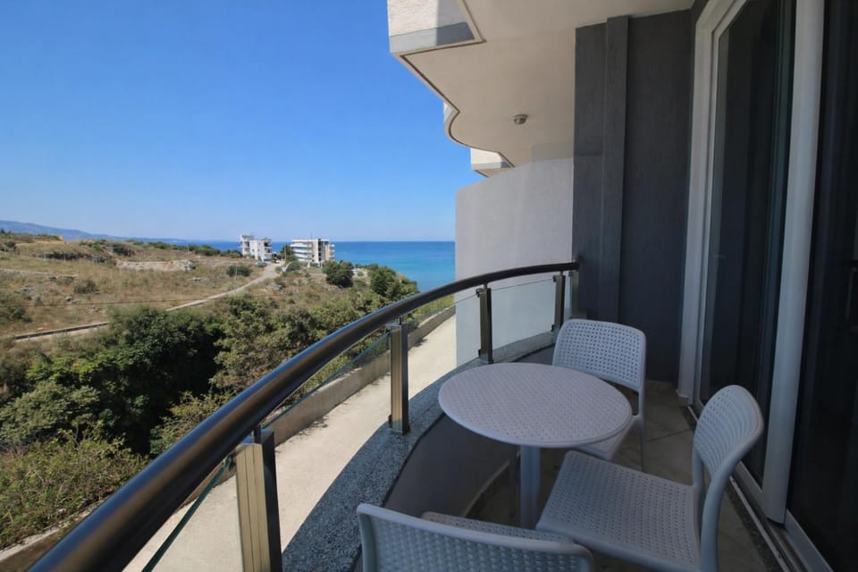 Day, Natural landscape, View (from property/room), Balcony/Terrace, Seating area, Sea view