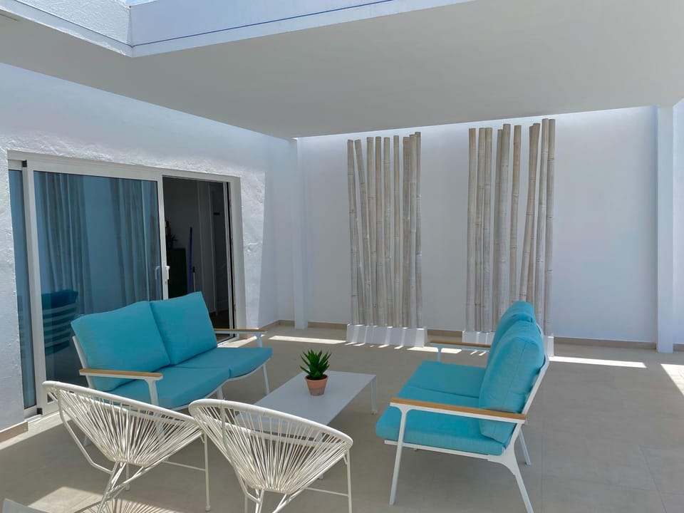 Patio, Living room, Seating area