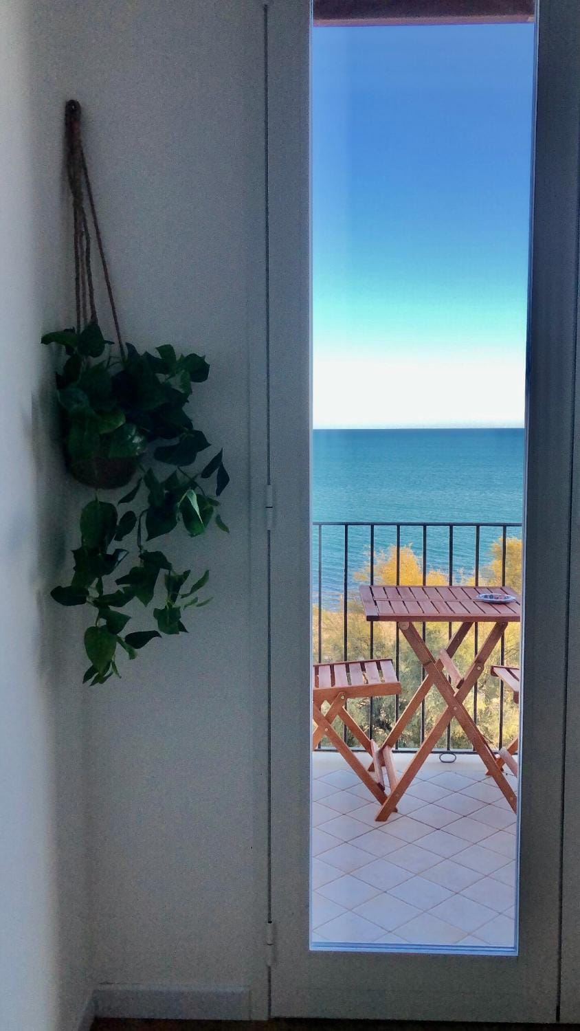 Day, Natural landscape, View (from property/room), Balcony/Terrace, Sea view