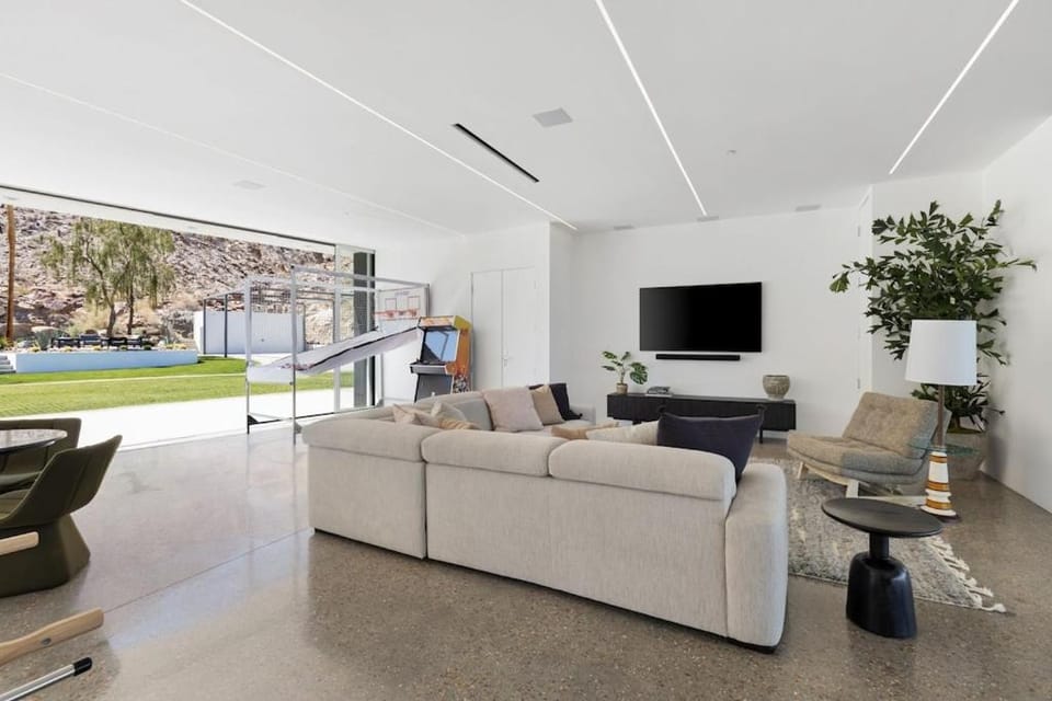 The Dream House Modern Estate Perched Above Palm Desert House in Palm Desert