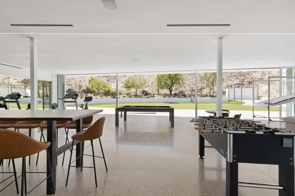 The Dream House Modern Estate Perched Above Palm Desert House in Palm Desert