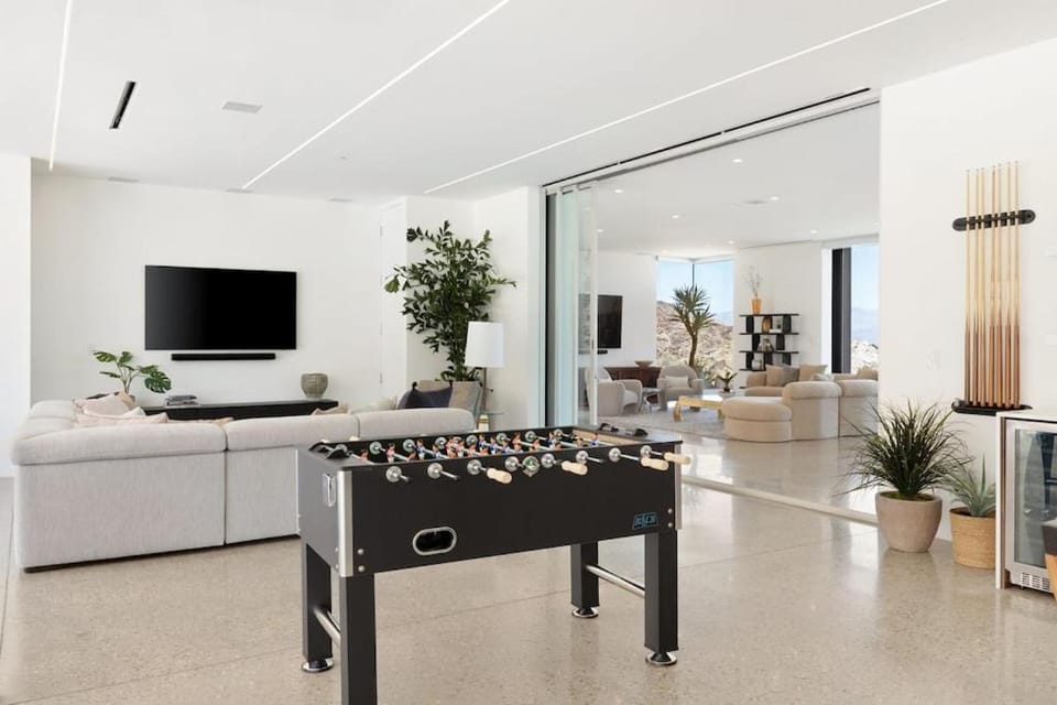 The Dream House Modern Estate Perched Above Palm Desert House in Palm Desert