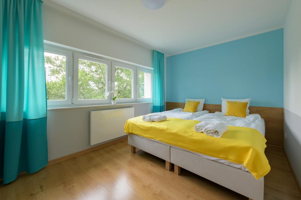 Prime Home Grey and Blue Apartment in Pomeranian Voivodeship